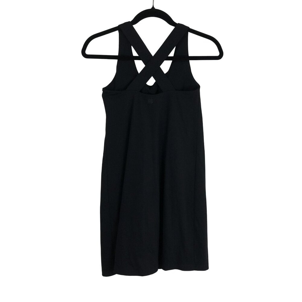 FLX Travel/Leisure Sports Dress Criss-Cross Back Sleeveless Size XS Black - Picture 10 of 12